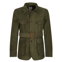 1940s Olive Green Moleskin Jacket