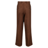 The Errol brown Irish Linen trouser