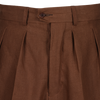 Pleated trouser made in England