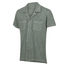 Mens summer traditional short sleeve shirt