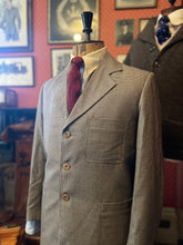 1940s CASHMERE/WOOL DOGTOOTH TWEED SUIT