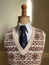 Fair Isle V Neck Vest