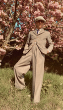 1940s CASHMERE/WOOL DOGTOOTH TWEED SUIT