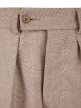 1940s DONEGAL TWEED SUIT - BEIGE HERRINGBONE