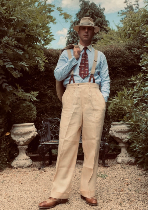 Mens Classic Vintage Retro Trouser Braces Suspenders 1920s Gatsby  Fruugo  IN